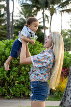 Load image into Gallery viewer, Women's Rancho shirt in Mermaid to Be Friends