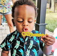 Load image into Gallery viewer, Children's Cosmo shirt in Dragonfly (navy)