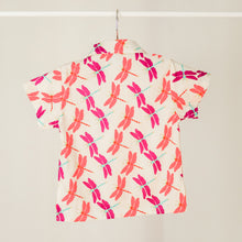 Load image into Gallery viewer, Children's Cosmo shirt in Dragonfly (cream)