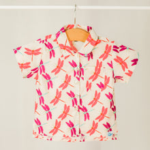 Load image into Gallery viewer, Children's Cosmo shirt in Dragonfly (cream)