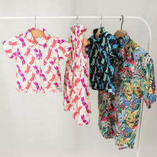 Load image into Gallery viewer, Children's Cosmo shirt in Dragonfly (cream)
