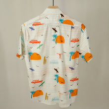 Load image into Gallery viewer, Women's Rancho shirt in Surf's Up (cream)